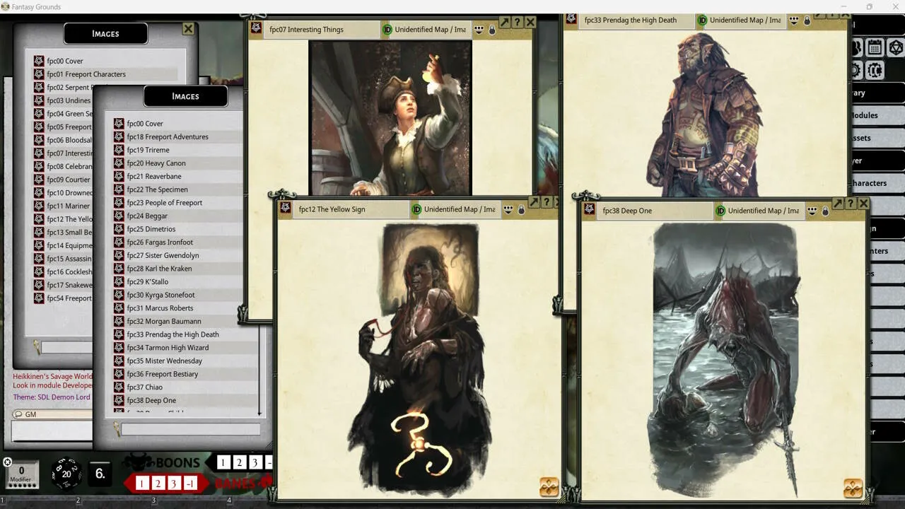 Fantasy Grounds - Shadow of the Demon Lord - Freeport Companion Screenshot 1