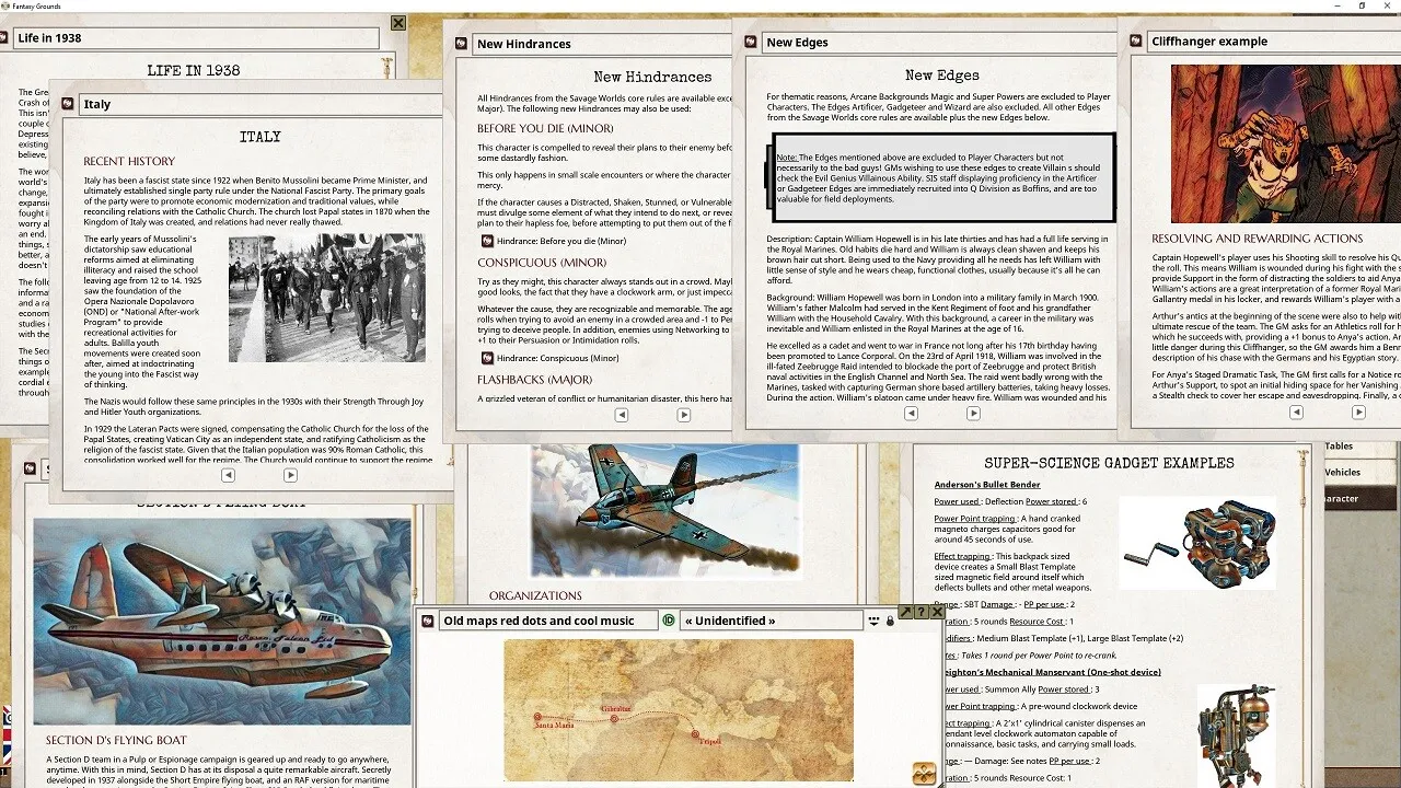 Fantasy Grounds - The Secret Files of Section D Screenshot 3