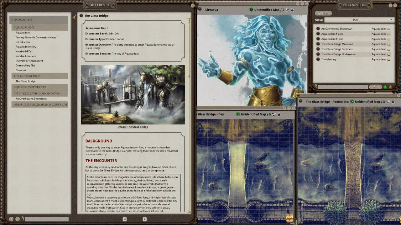 Fantasy Grounds - Aquacadent Screenshot 2
