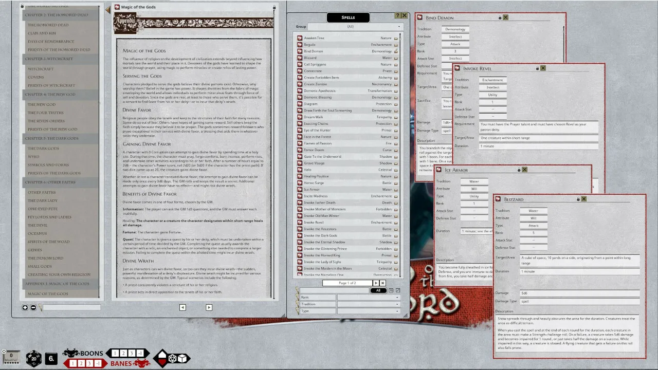 Fantasy Grounds - Shadow of the Demon Lord Uncertain Faith Screenshot 4