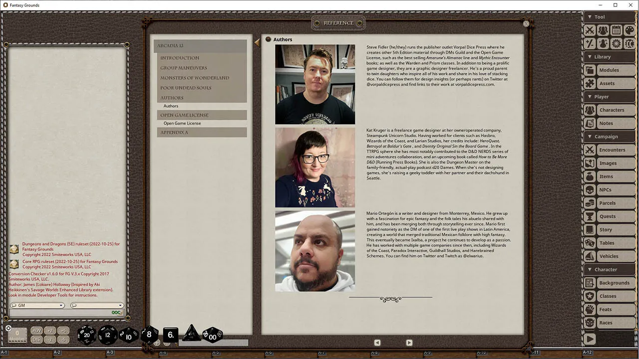 Fantasy Grounds - Arcadia Issue 013 Screenshot 4