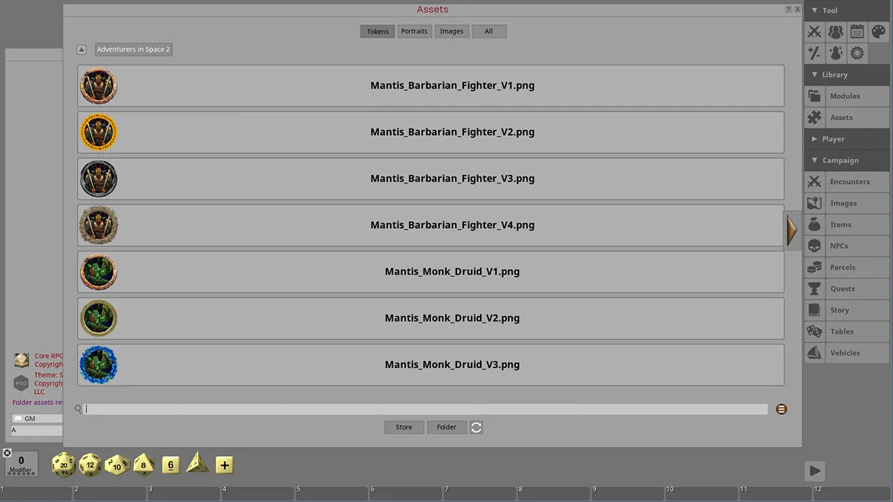 Fantasy Grounds - Adventurers in Space 2 Screenshot 0