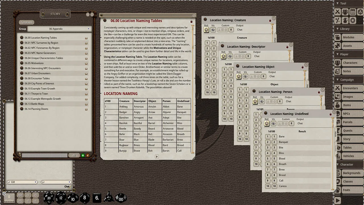 Fantasy Grounds - Campaign Builder: Cities & Towns Screenshot 3