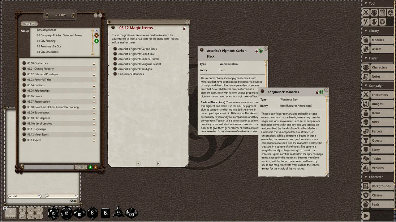 Fantasy Grounds - Campaign Builder: Cities & Towns Screenshot 1