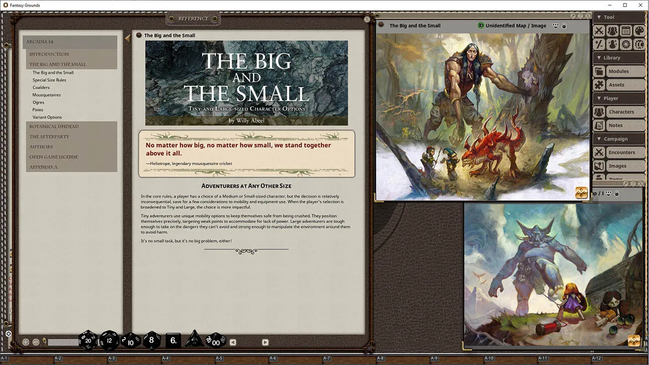 Fantasy Grounds - Arcadia Issue 014 Screenshot 0