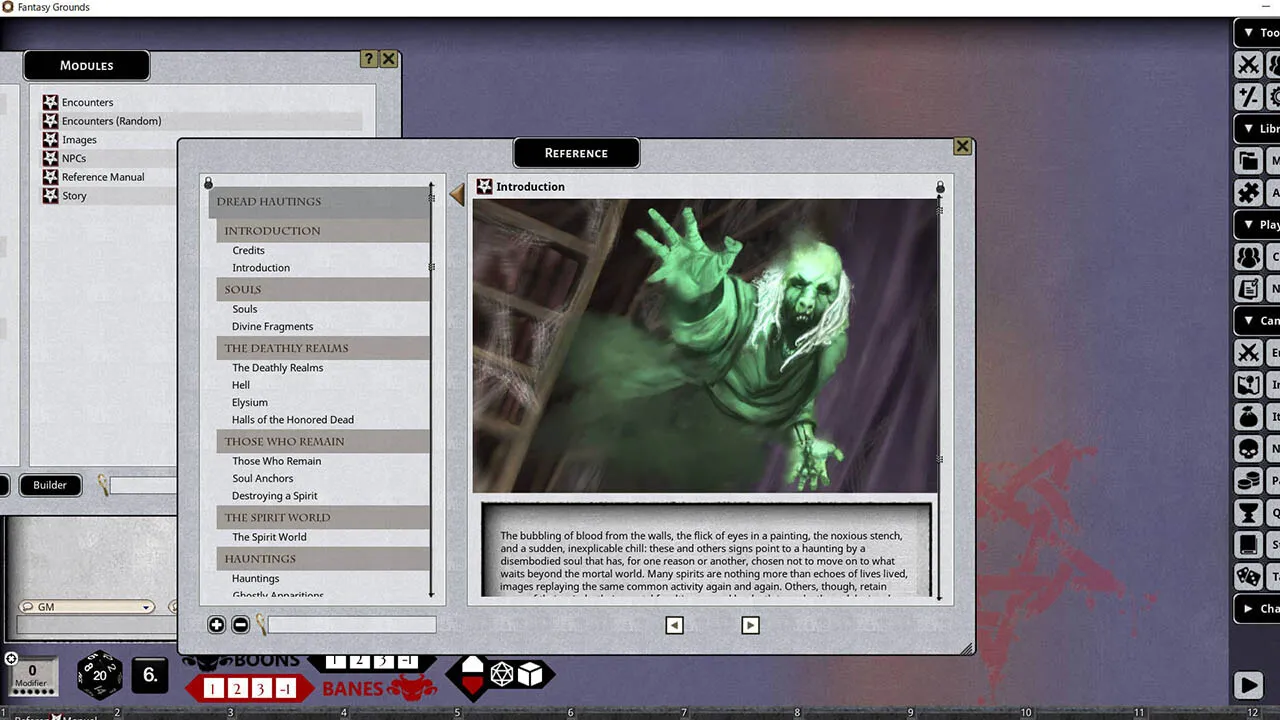 Fantasy Grounds - Shadow of the Demon Lord Monstrous Pack 1 - The Undead Screenshot 5