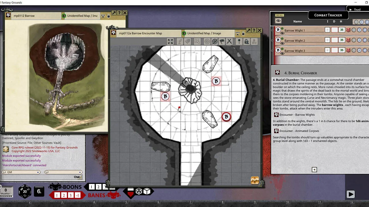 Fantasy Grounds - Shadow of the Demon Lord Monstrous Pack 1 - The Undead Screenshot 1