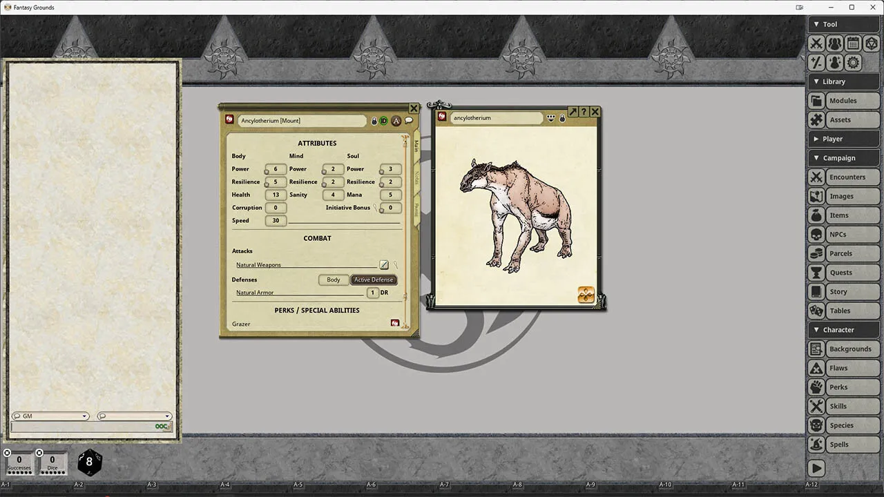 Fantasy Grounds - Fantastic Tails: Traveler's Guide to Antera Screenshot 4