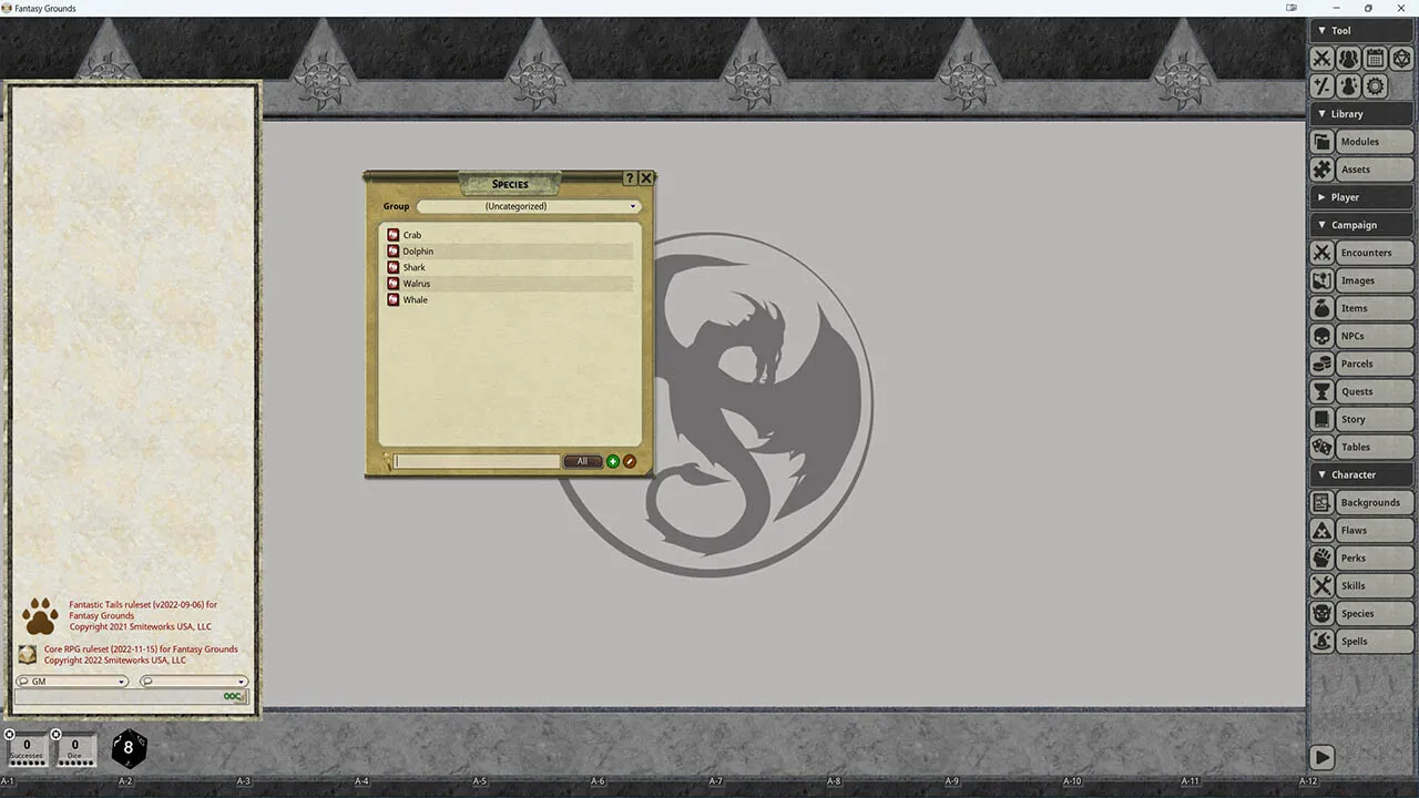 Fantasy Grounds - Fantastic Tails: Traveler's Guide to Antera Screenshot 1