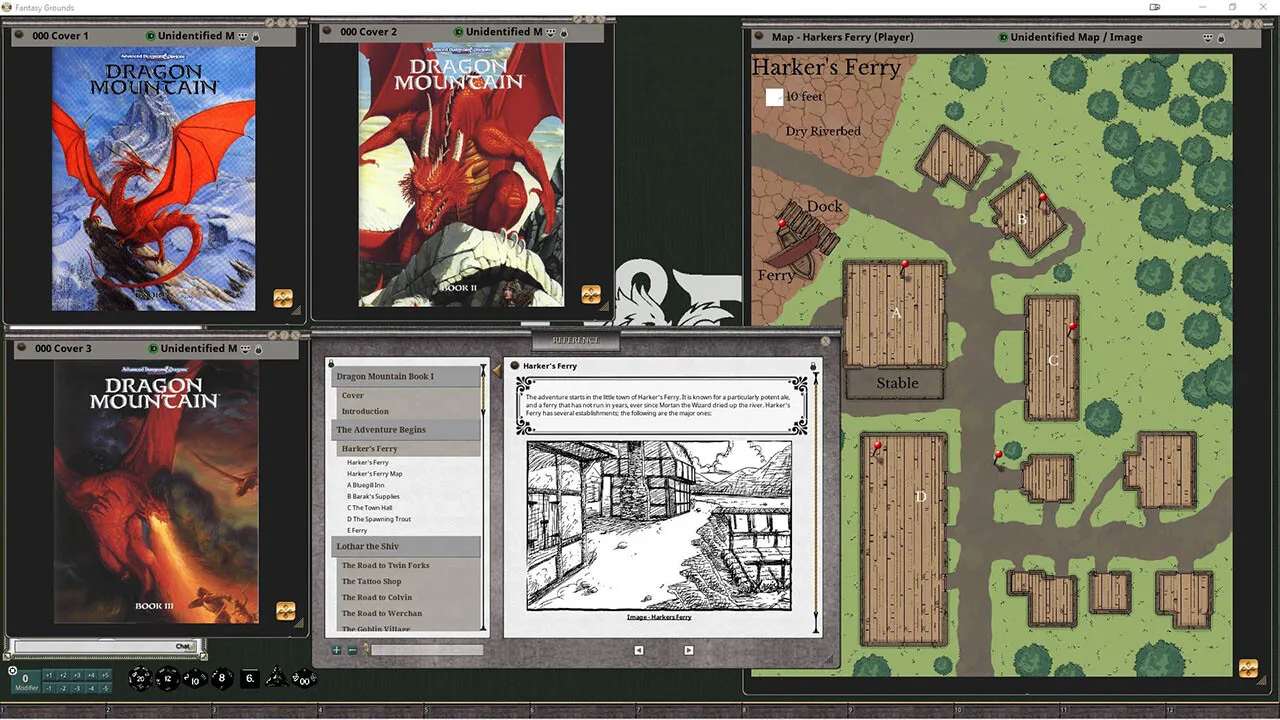 Fantasy Grounds - D&D Classics: Dragon Mountain (2E) Screenshot 3
