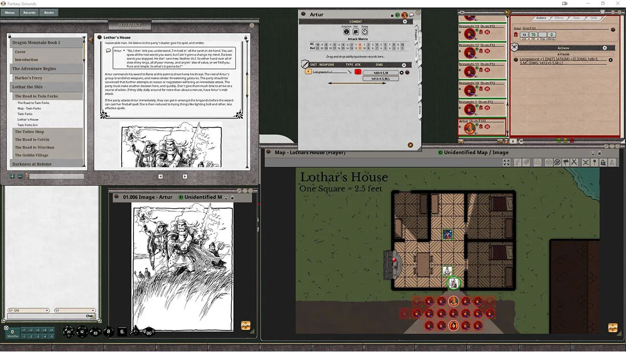 Fantasy Grounds - D&D Classics: Dragon Mountain (2E) Screenshot 4