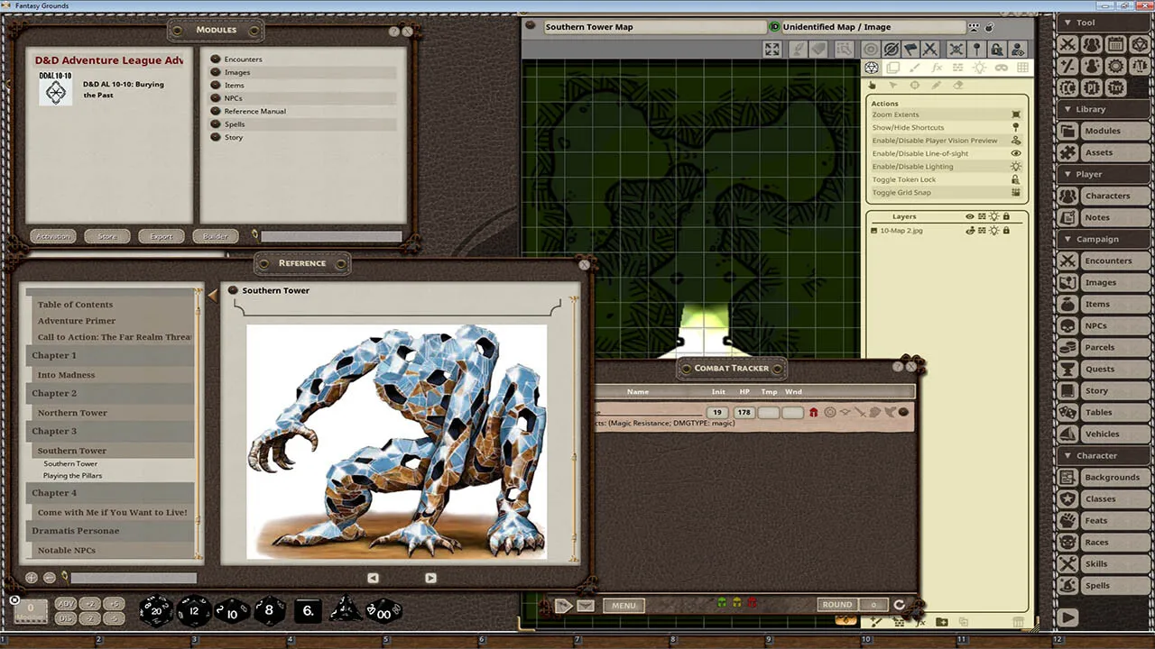 Fantasy Grounds - D&D Adventurers League 10-10 Burying the Past Screenshot 1