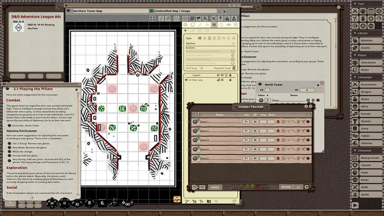 Fantasy Grounds - D&D Adventurers League 10-10 Burying the Past Screenshot 4