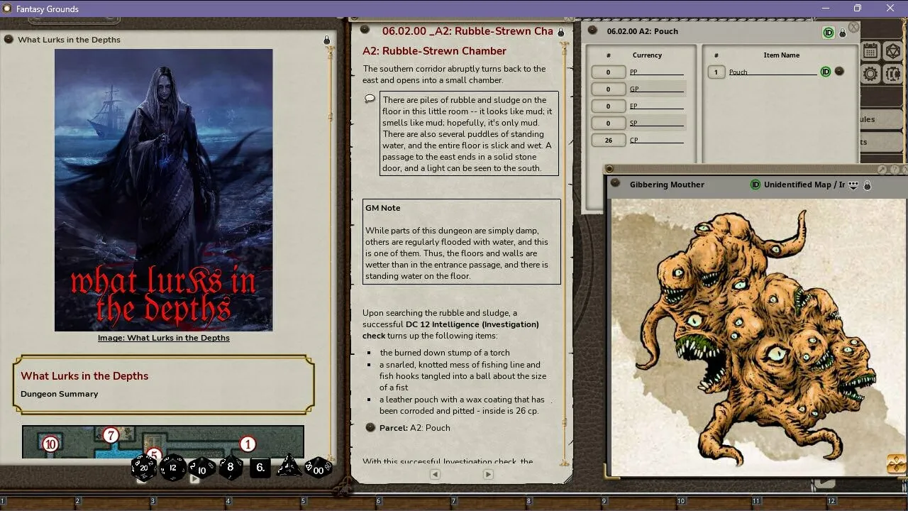 Fantasy Grounds - Drop-in Dungeons: 2nd Level Adventures Screenshot 1