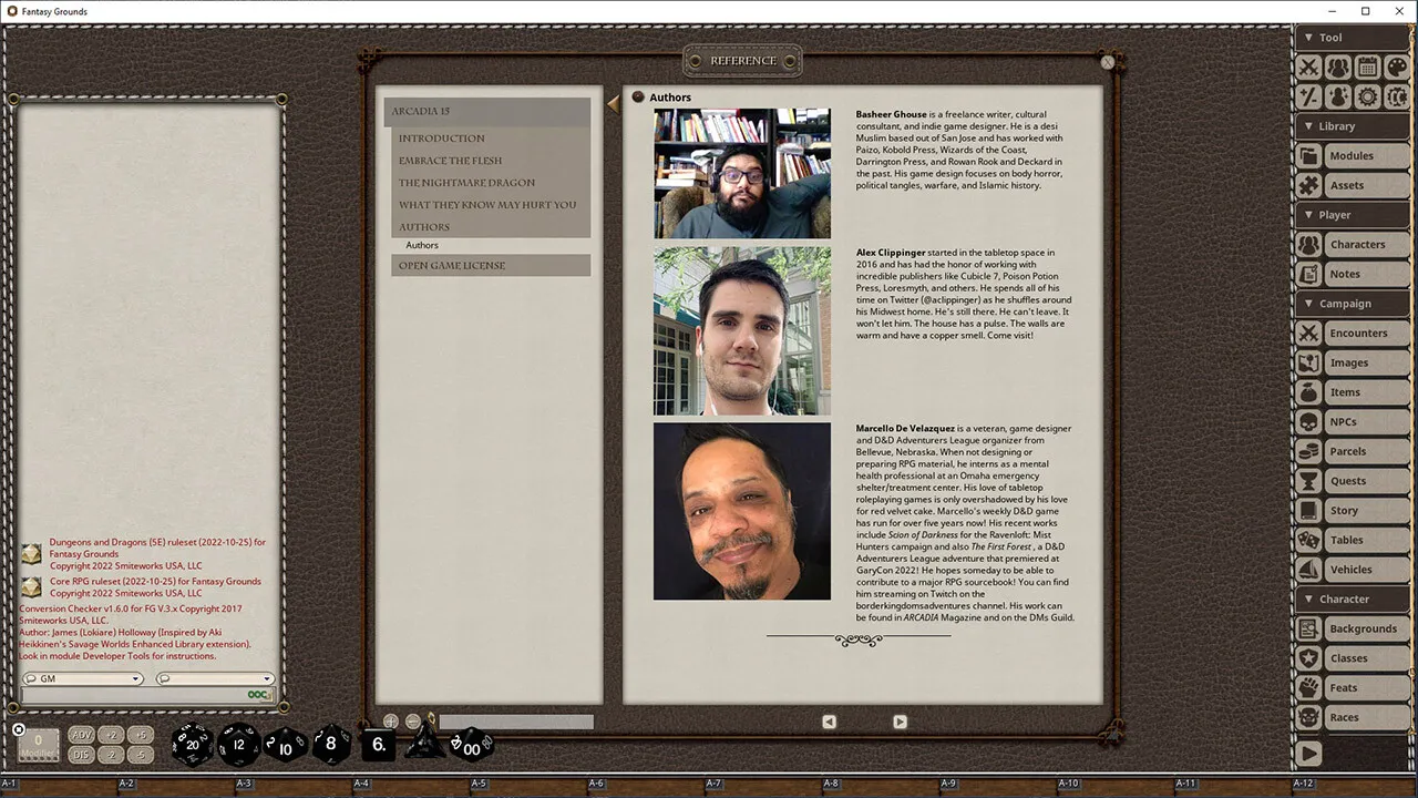 Fantasy Grounds - Arcadia Issue 015 Screenshot 4
