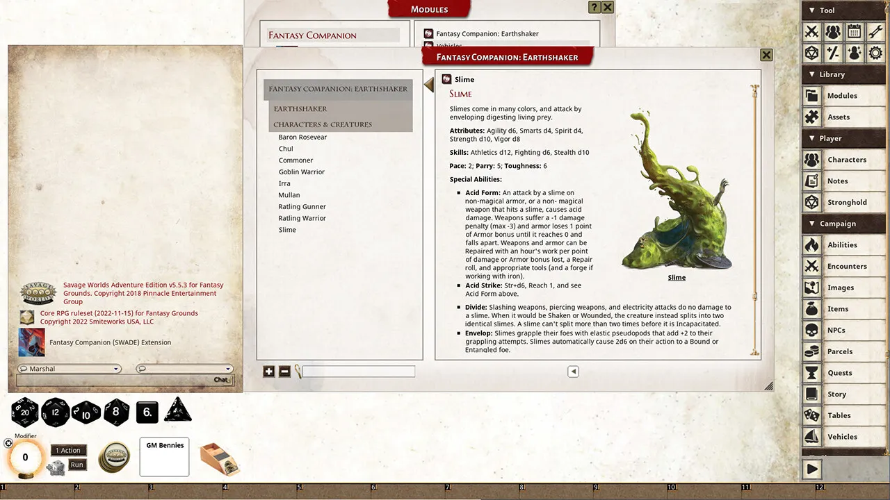 Fantasy Grounds - Earthshaker Fantasy Adventure Screenshot 3