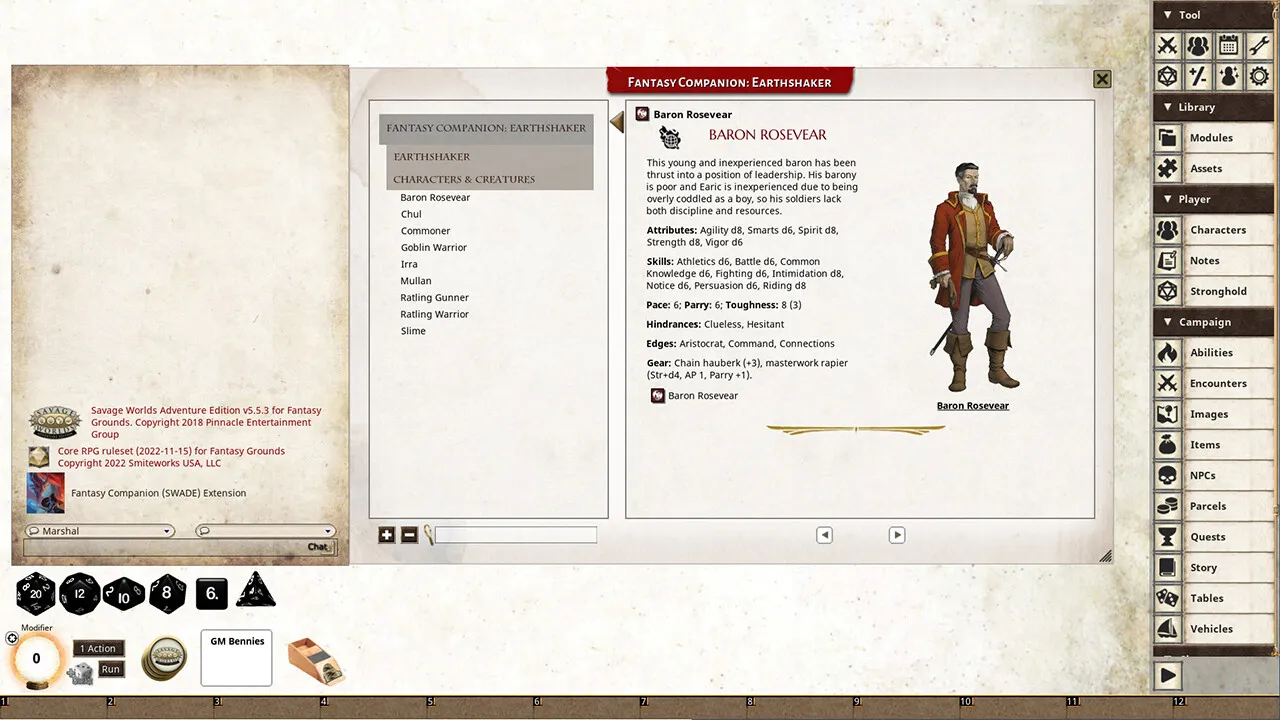 Fantasy Grounds - Earthshaker Fantasy Adventure Screenshot 4