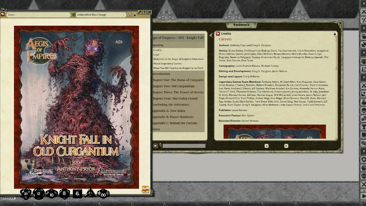 Fantasy Grounds - Aegis of Empires 6: Knight Fall in Old Curgantium Screenshot 4