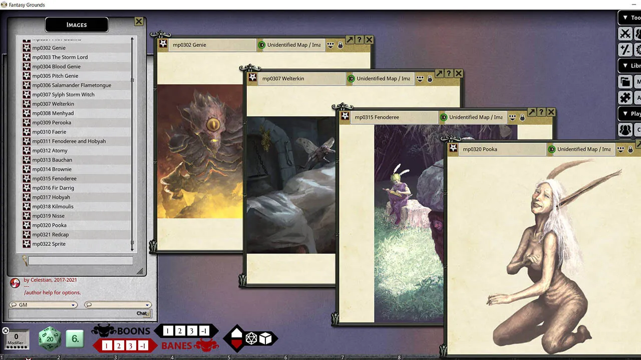 Fantasy Grounds - Shadow of the Demon Lord Monstrous Pack 3 - The Faerie and the Genie Screenshot 4