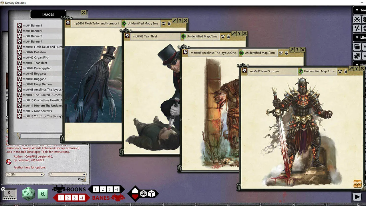 Fantasy Grounds - Shadow of the Demon Lord Monstrous Pack 4 - The Horrific Monsters Screenshot 4