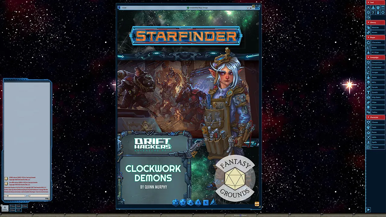 Fantasy Grounds - Starfinder RPG - Adventure Path #50: Clockwork Demons (Drift Hackers 2 of 3) Screenshot 0