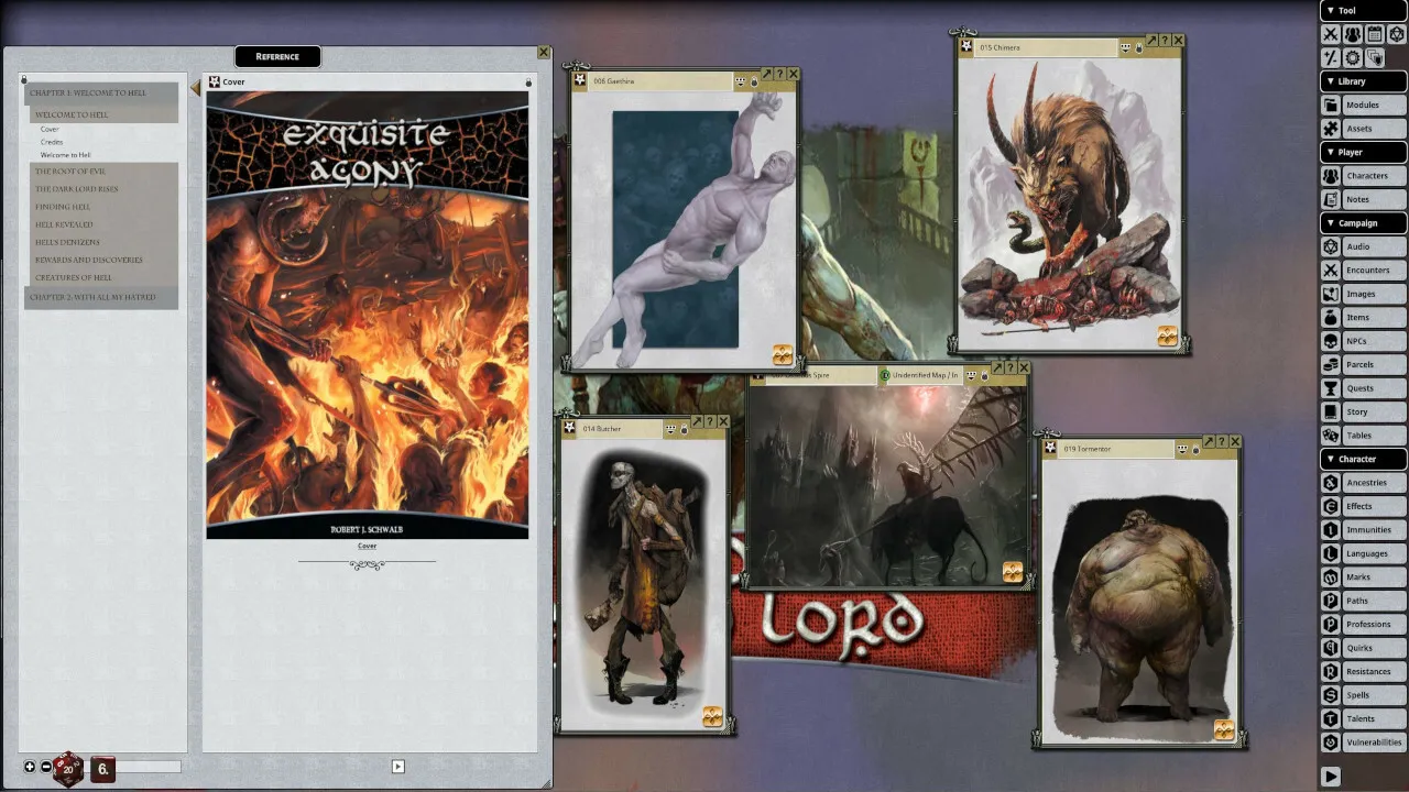 Fantasy Grounds - Shadow of the Demon Lord Exquisite Agony Screenshot 2