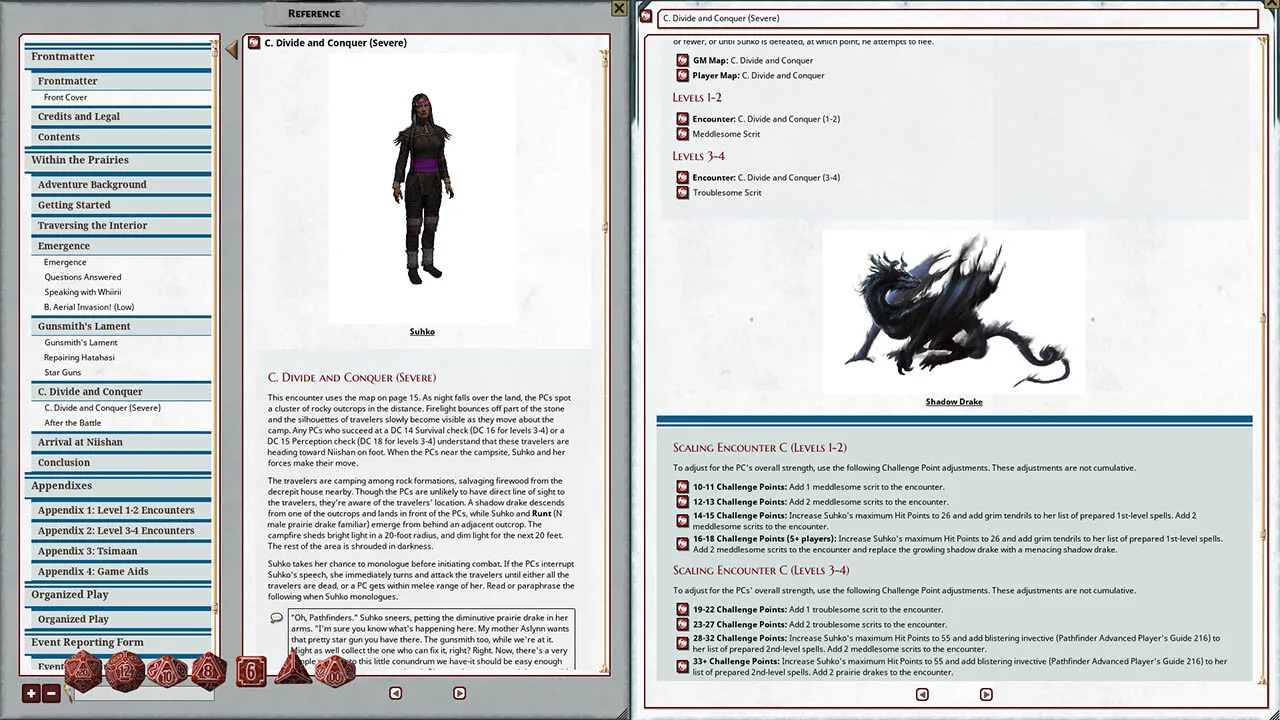 Fantasy Grounds - Pathfinder 2 RPG - Pathfinder Society Scenario #4-13: Within the Prairies Screenshot 1
