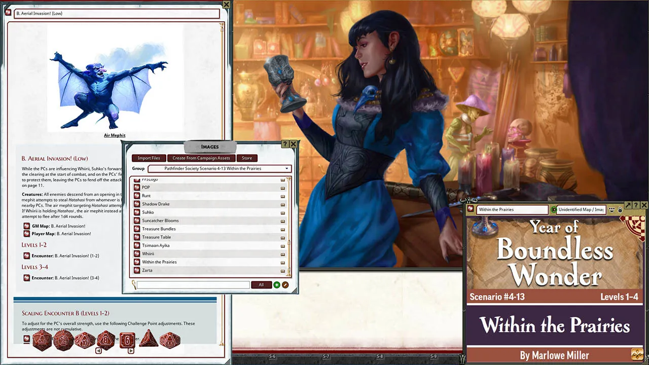 Fantasy Grounds - Pathfinder 2 RPG - Pathfinder Society Scenario #4-13: Within the Prairies Screenshot 3