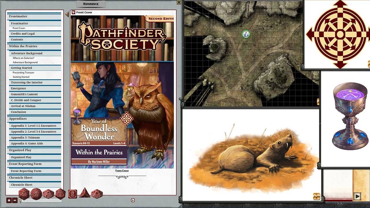 Fantasy Grounds - Pathfinder 2 RPG - Pathfinder Society Scenario #4-13: Within the Prairies Screenshot 0