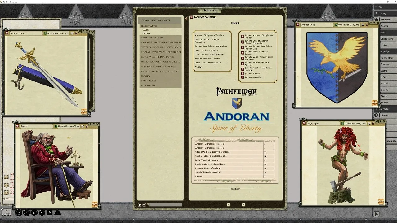 Fantasy Grounds - Pathfinder RPG - Player Companion: Andoran Spirit of Liberty Screenshot 2