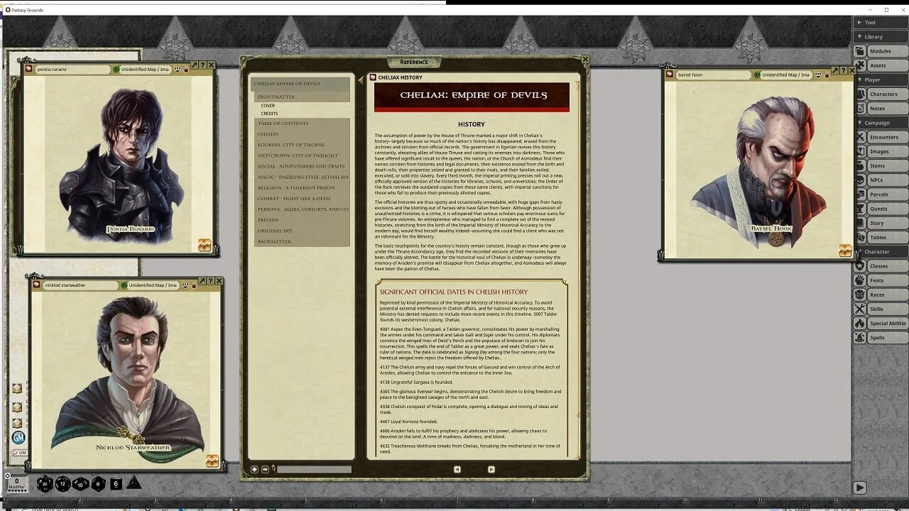 Fantasy Grounds - Pathfinder RPG - Pathfinder Companion: Cheliax Empire of Devils Screenshot 2