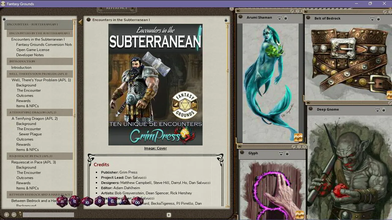 Fantasy Grounds - Encounters in the Subterranean I Screenshot 5