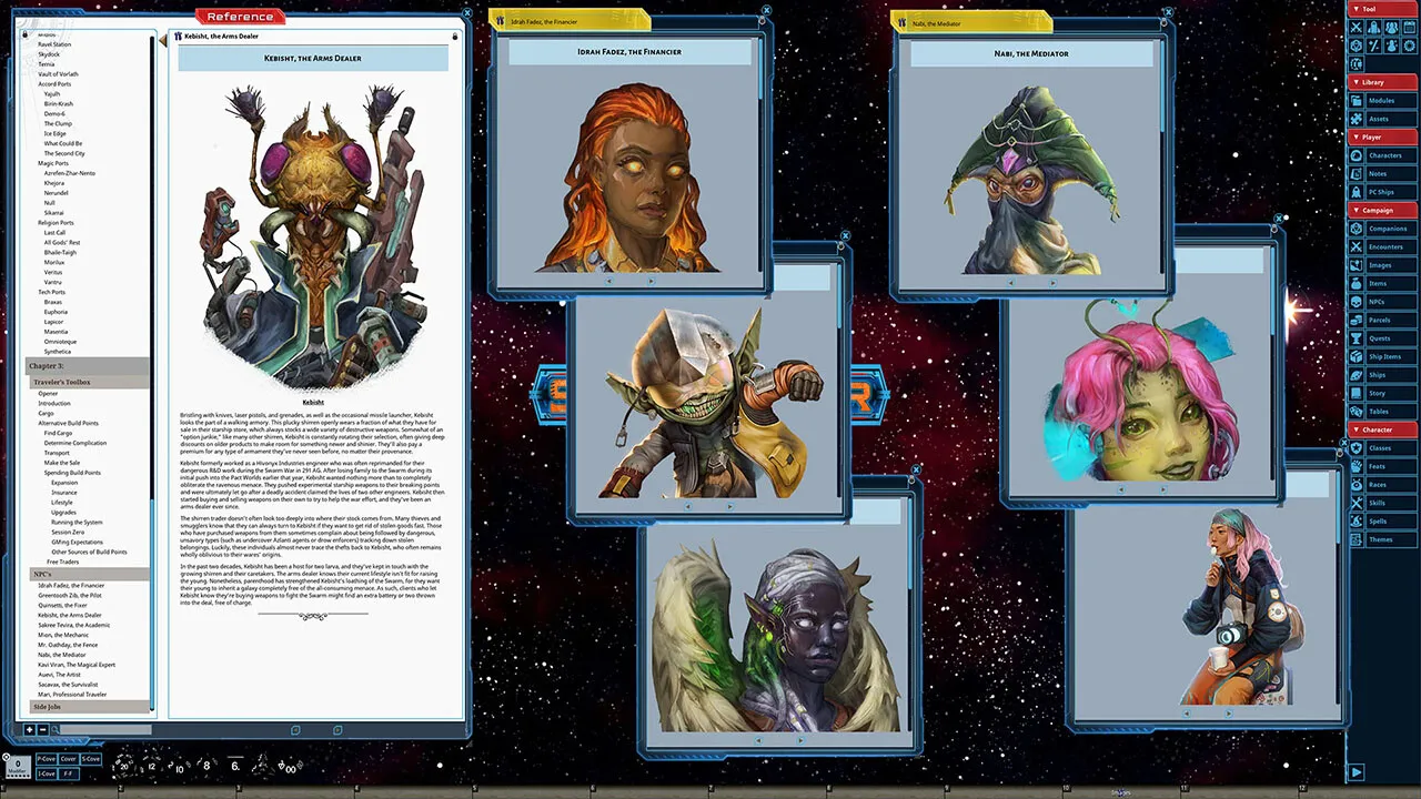 Fantasy Grounds - Starfinder RPG - Ports of Call Screenshot 2