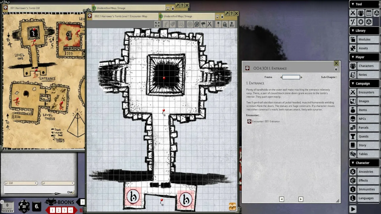 Fantasy Grounds - Shadow of the Demon Lord Tombs of the Desolation Screenshot 0