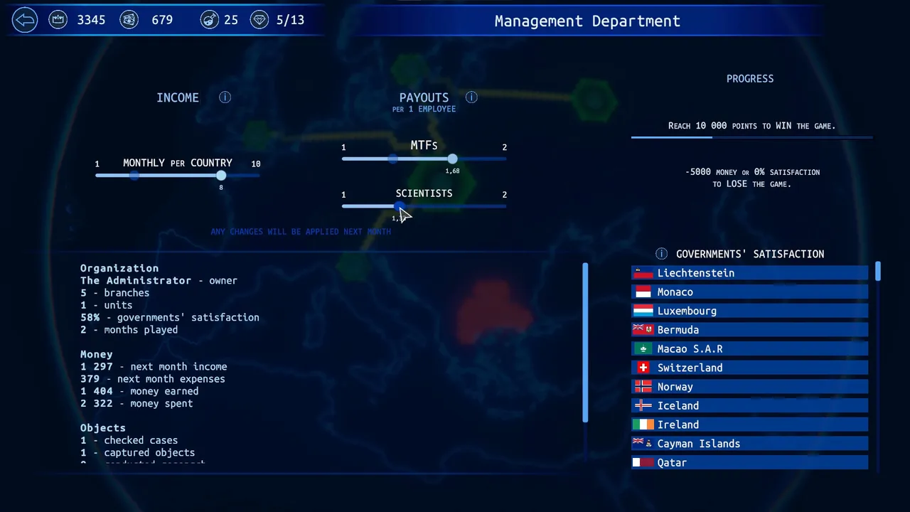 SCP Strategy Screenshot 2