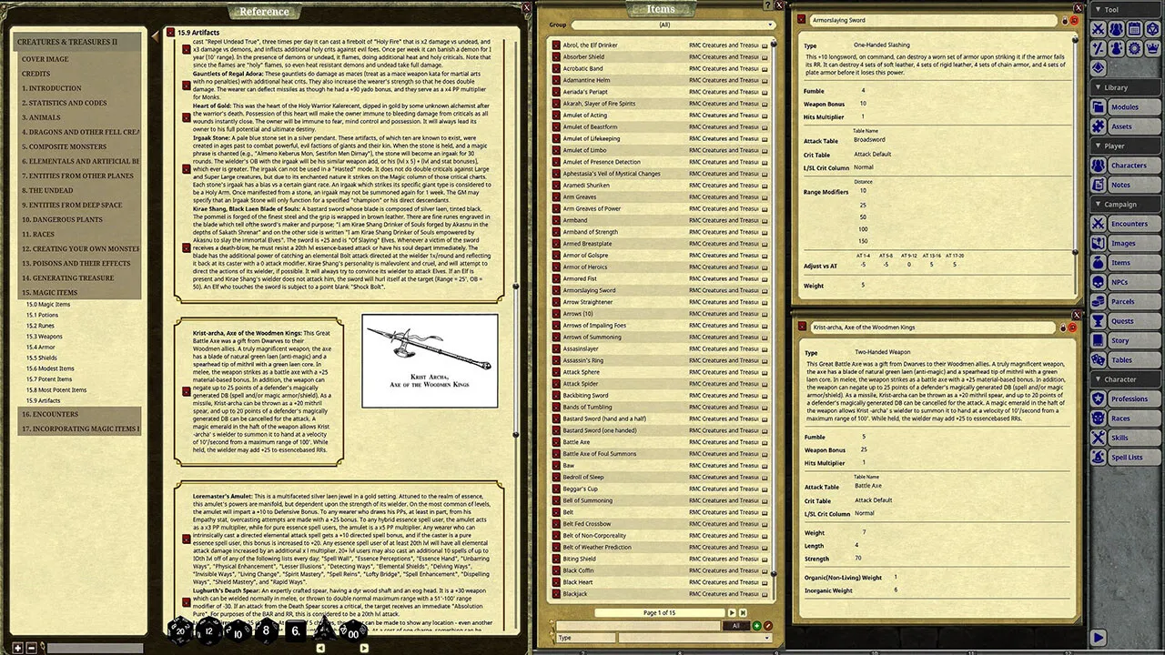 Fantasy Grounds - Creatures & Treasures II Screenshot 0