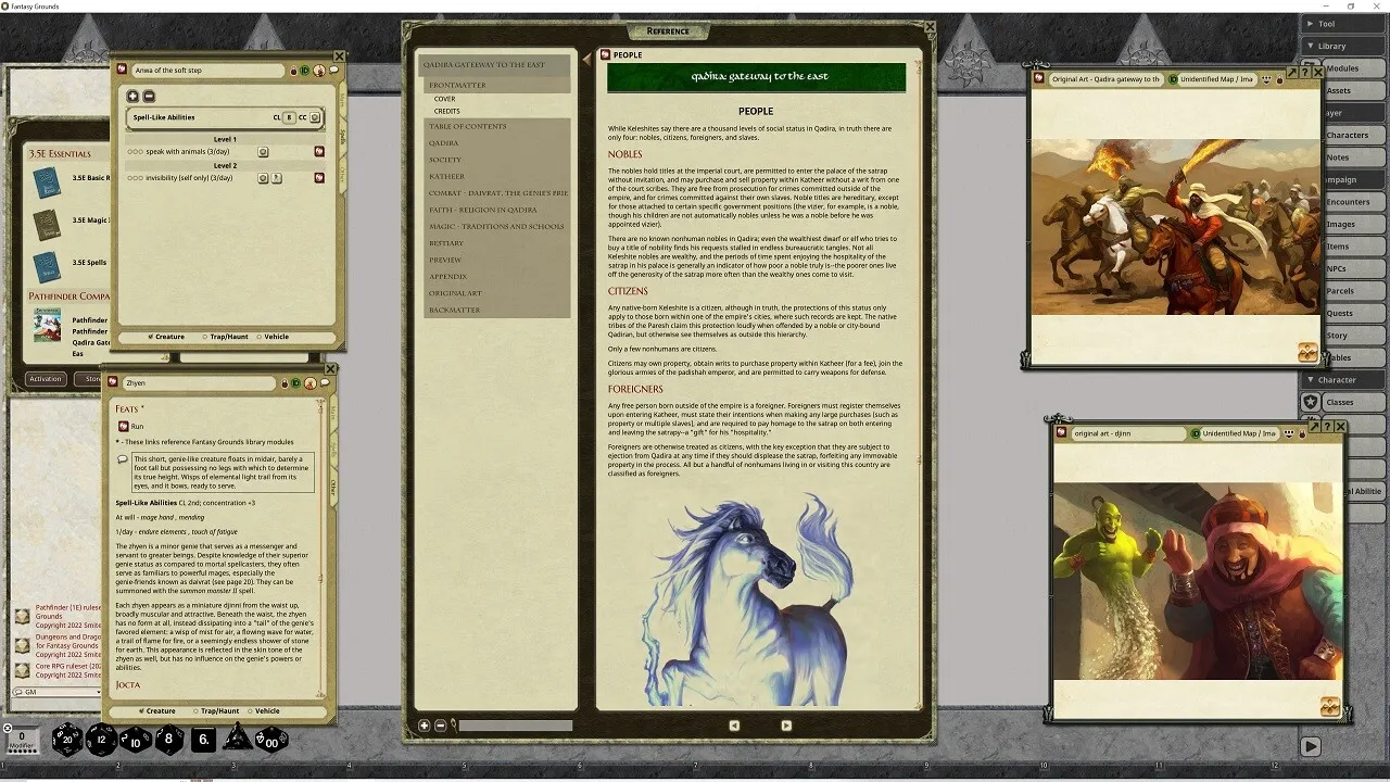 Fantasy Grounds - Pathfinder RPG - Pathfinder Companion: Qadira Gateway to the East Screenshot 0