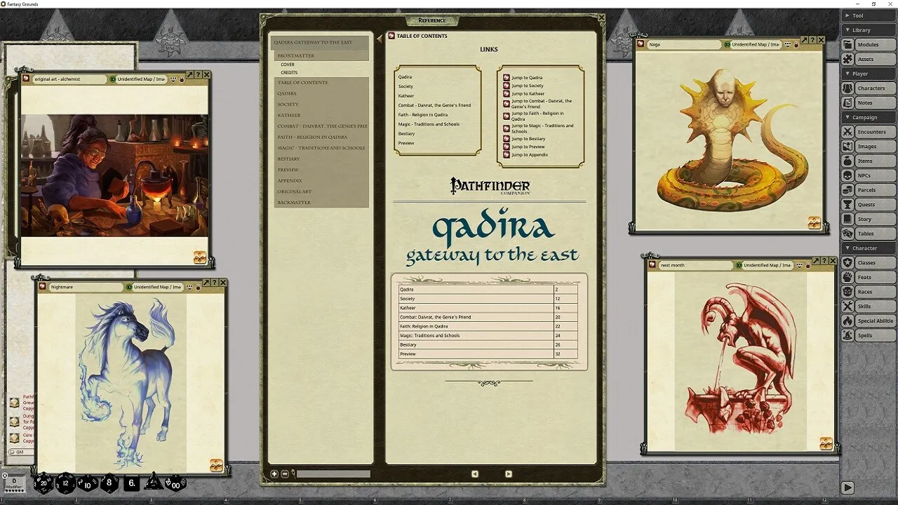 Fantasy Grounds - Pathfinder RPG - Pathfinder Companion: Qadira Gateway to the East Screenshot 1