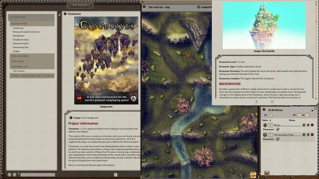 Fantasy Grounds - Cloudcaves Screenshot 3