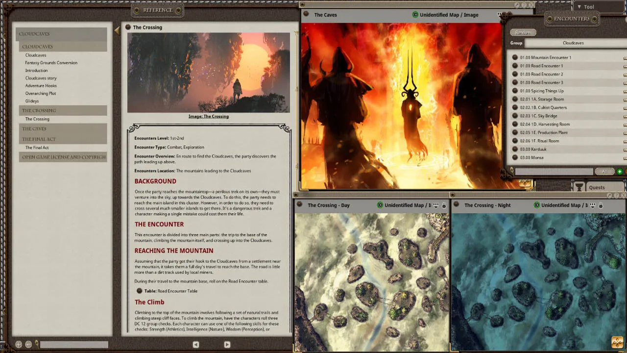 Fantasy Grounds - Cloudcaves Screenshot 2
