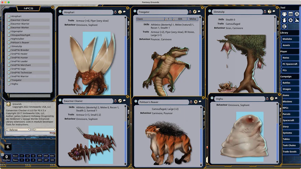 Fantasy Grounds - The Spinward Extents Screenshot 2