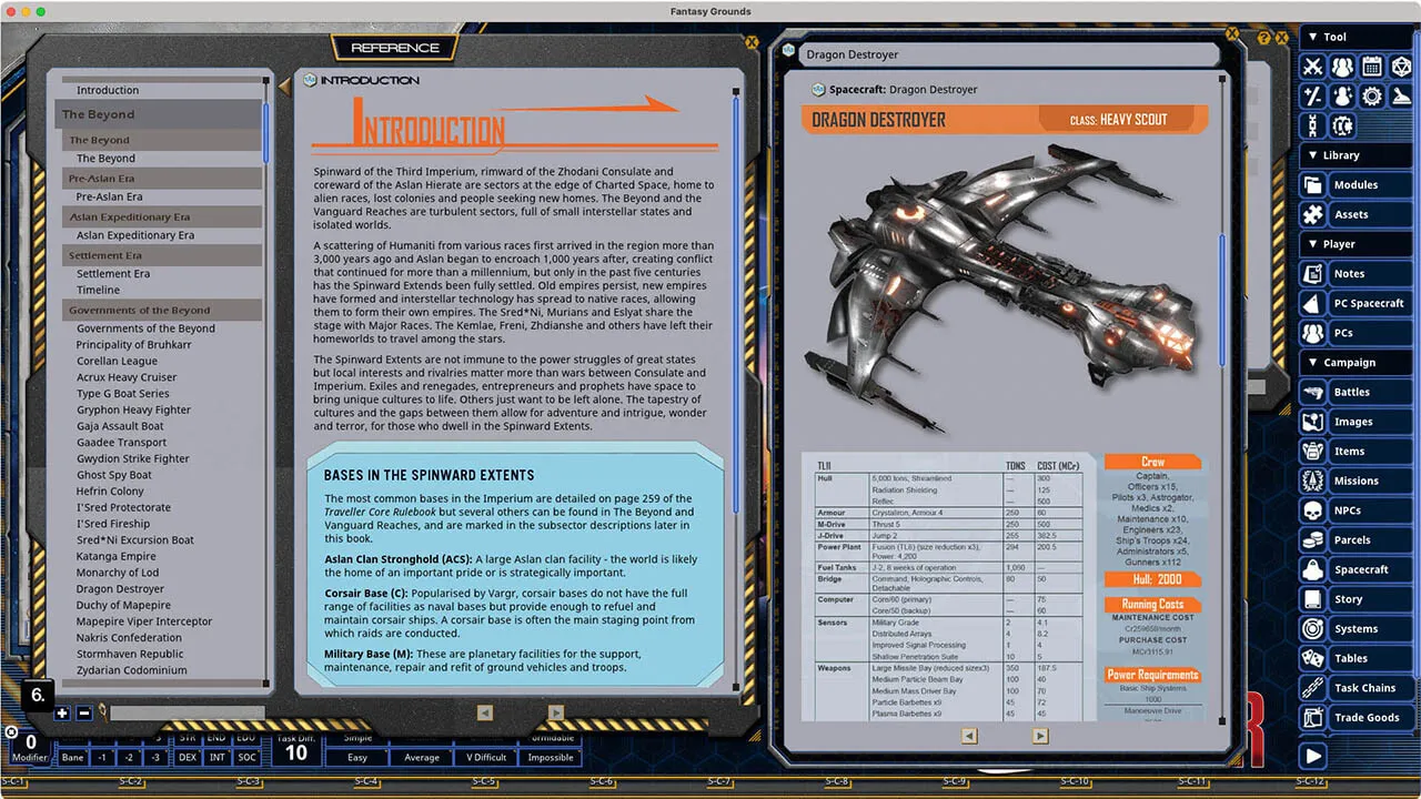 Fantasy Grounds - The Spinward Extents Screenshot 4