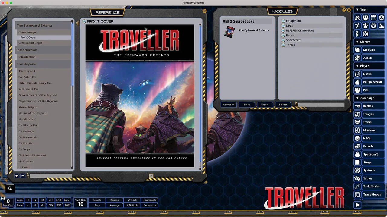 Fantasy Grounds - The Spinward Extents Screenshot 1