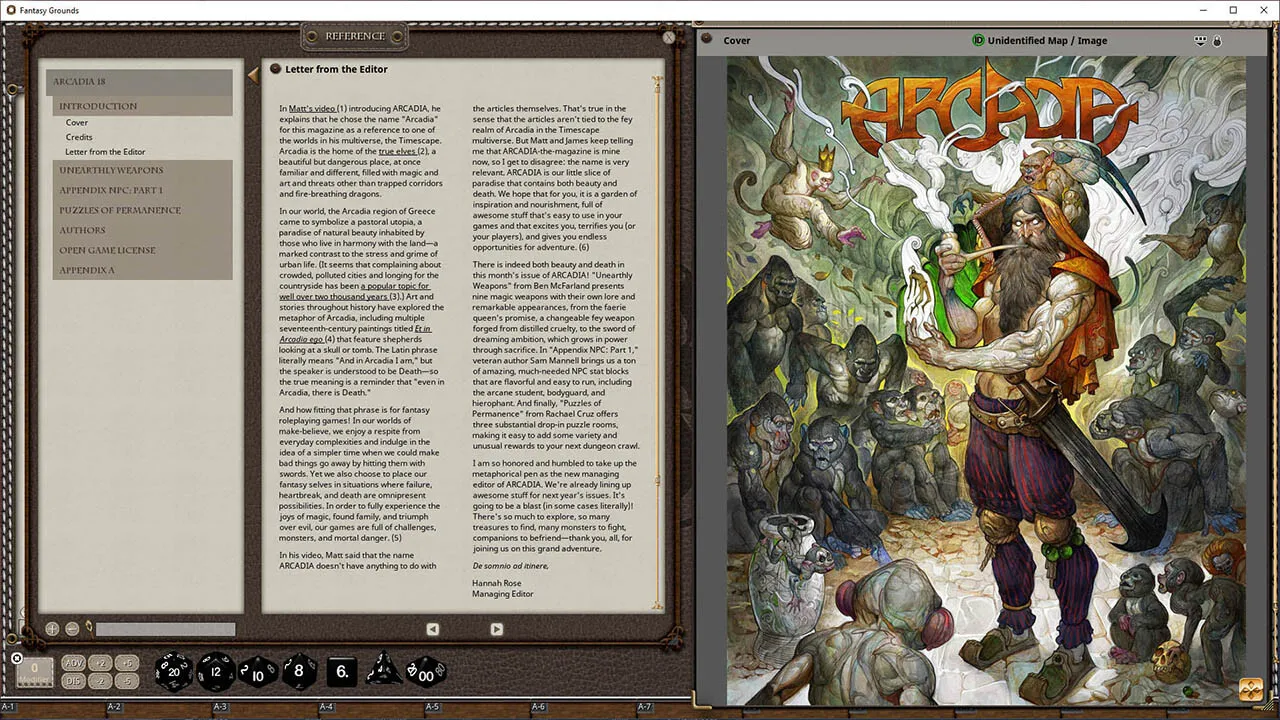 Fantasy Grounds - Arcadia Issue 018 Screenshot 4