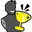 Win a match with no limbs left icon