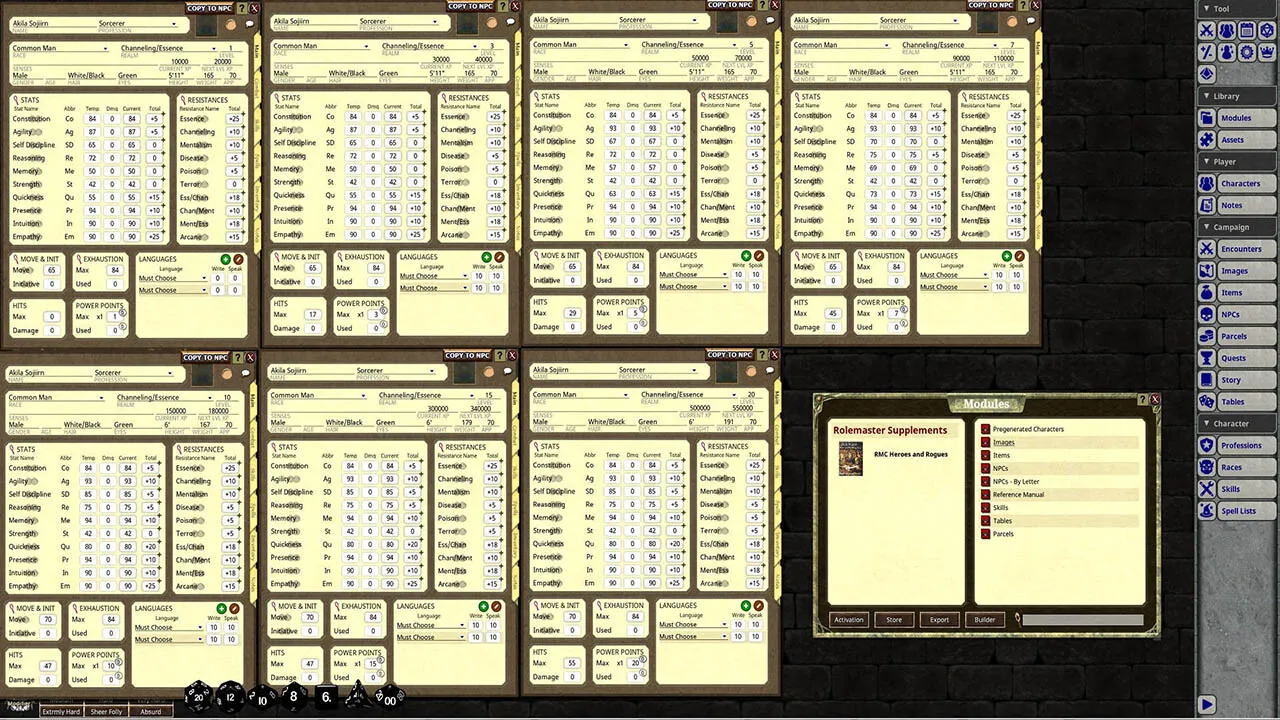 Fantasy Grounds - Heroes and Rogues Screenshot 4