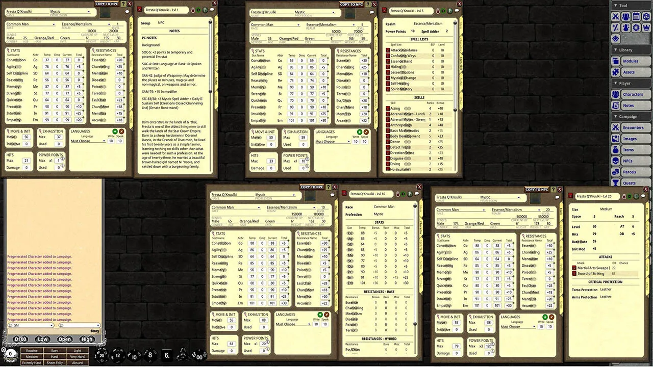 Fantasy Grounds - Heroes and Rogues Screenshot 2