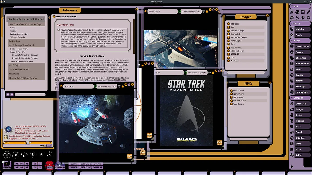 Fantasy Grounds - Star Trek Adventures: Better Days Screenshot 1