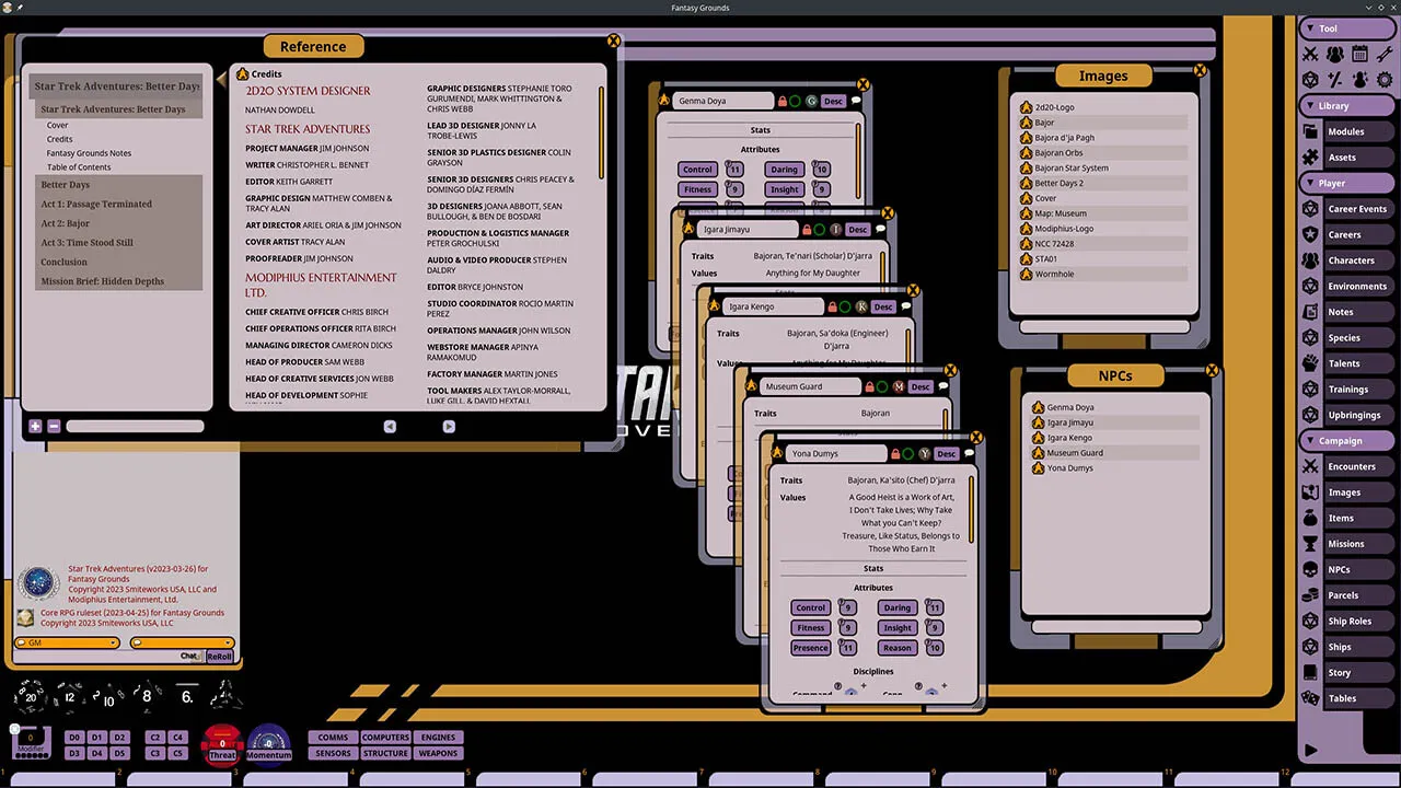 Fantasy Grounds - Star Trek Adventures: Better Days Screenshot 4