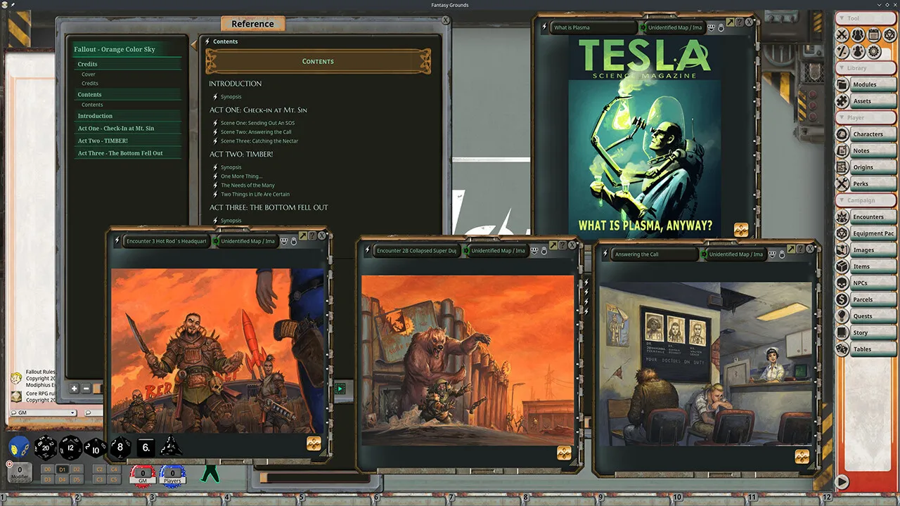 Fantasy Grounds - Orange Colored Sky Screenshot 2